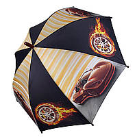 Детский зонт-трость "Гонки" для мальчиков от SL, коричневая ручка, 018104-4