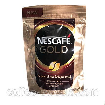 Кава розчинна Nescafe Gold 60g, фото 2