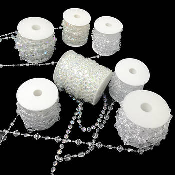 Акрилові кристали на нитки