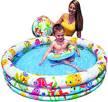 Дитячий надувний басейн Intex 59469 + коло + м'яч