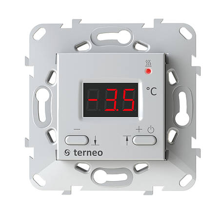Терморегулятор Terneo kt unic (сл.кістка) для сніготанення в підрозетники, фото 2