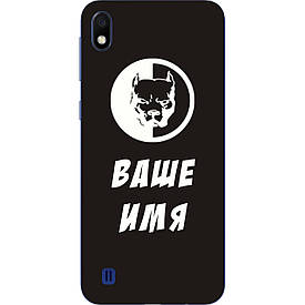 Іменний силіконовий чохол для Samsung A10 2019 Galaxy A105F бампер з прізвищем