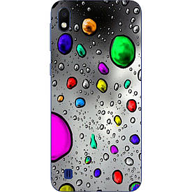 Чохол силіконовий з картинкою для Samsung A10 2019 Galaxy A105F Крапельки
