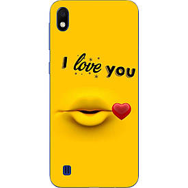 Чохол силіконовий з картинкою для Samsung A10 2019 Galaxy A105F I love you