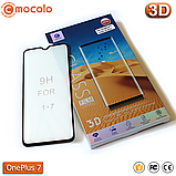 Захисне Full Glue скло Mocolo OnePlus 7 (Black) - 5D Повна поклейка, фото 2