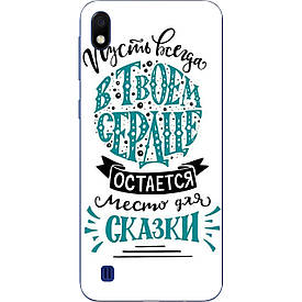 Чохол з картинкою силіконовий для Samsung A10 2019 Galaxy A105F В серце...