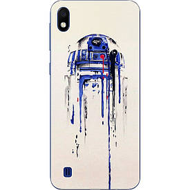 Бампер силіконовий чохол з картинкою для Samsung A10 2019 Galaxy A105F Робот