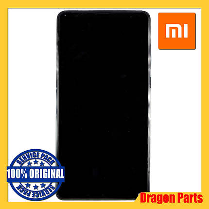 Дисплей Xiaomi Mi Mix 2 с сенсором (тачскрином) и рамкой черный, оригинал 560610011033, фото 2