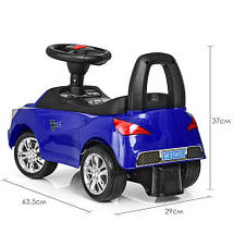 Толокар Bambi Mercedes (M 3147C-4) Синій, музика, MP3, світло фар, фото 4
