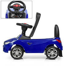 Толокар Bambi Mercedes (M 3147C-4) Синій, музика, MP3, світло фар, фото 5