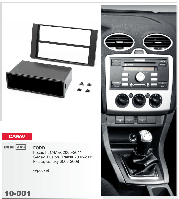 Рамка переходная Carav 10-001 Ford Focus 2, C-Max 05-11, S-Max, Fusion, Fiesta, Transit 06-11 2/1DIN