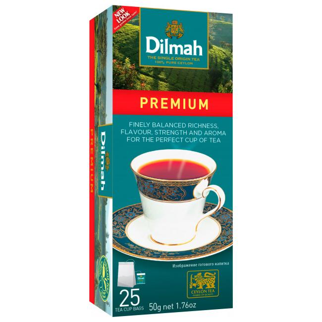 Чай Dilmah Чорний Преміум 25 шт. х 2 г