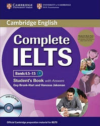 Complete IELTS Bands 6.5-7.5 student's Book with answers with CD-ROM and Audio CD