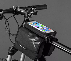 Велосумка на раму з боками Преміум RockBros для смартфона до 6 дюйма