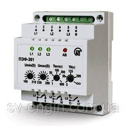 ПЕФ-301 — електронний перемикач фаз (16А), фото 1