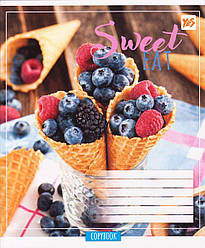 Зошит 18 аркушів клітинка "Sweet eat" 761528