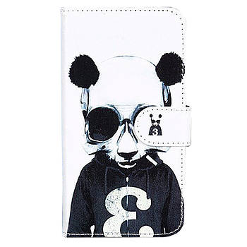 Чохол-книжка з малюнком Color Book для Huawei Y3 2017 / 2018 Панда
