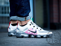 Чоловічі кросівки Nike Air VaporMax 2019 Pure Platinum Team Orange AR6631-003, фото 5