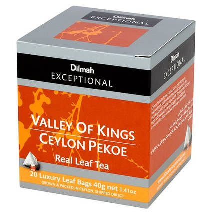Чай чорний Ceylon Pekoe Dilmah Exceptional, 20п.х2г, фото 1