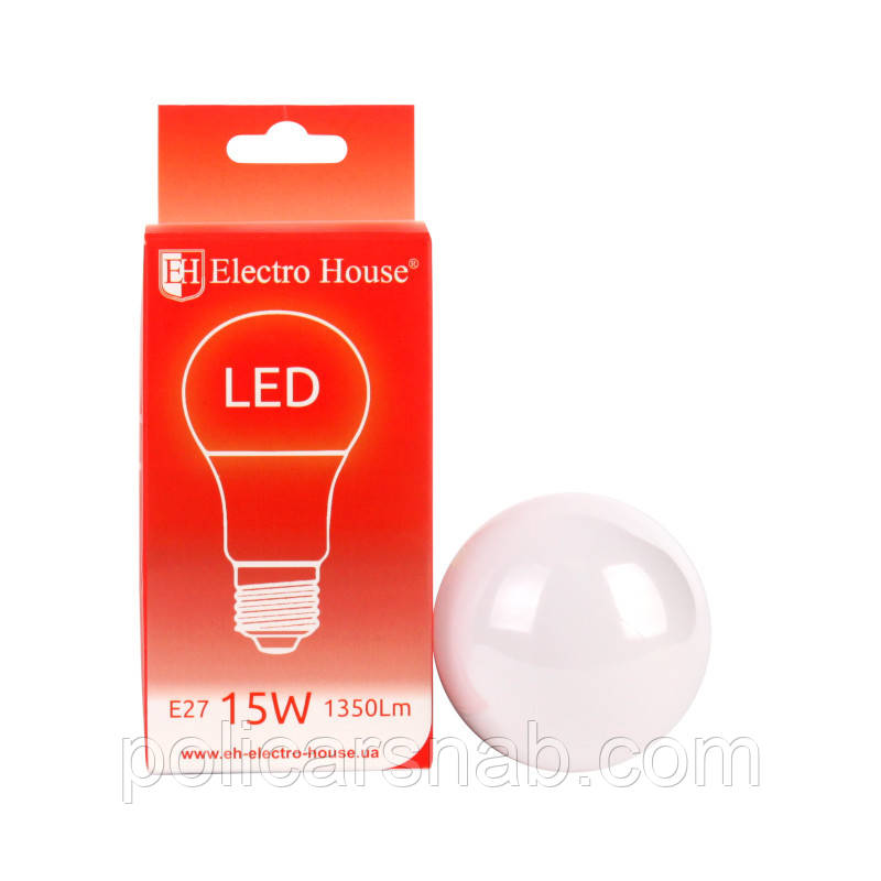 ElectroHouse LED лампа А65 Е27 15W