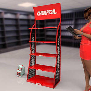 Стелаж металева перфорація, 5 полиць,