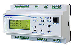 Блок УБЗ-305 універсальний захисту електродвигунів + лічильник електроенергії Новатек, 1494