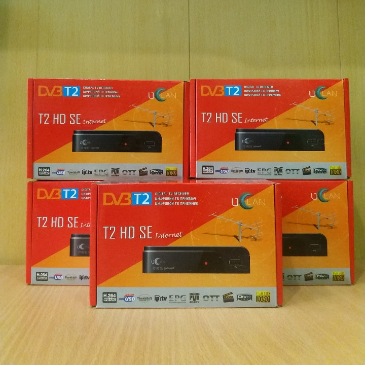 Цифровий ефірний ресивер T2 uClan HD Internet