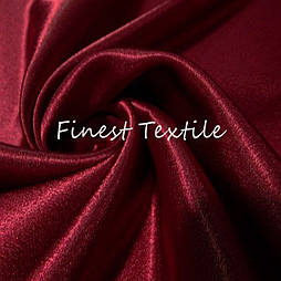 Креп-Сатин Бордовий
