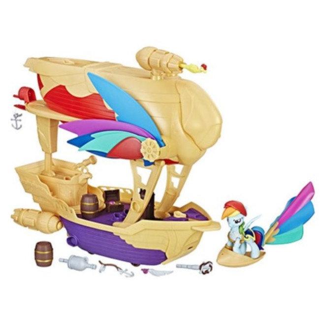 Ігровий набір Hasbro My Little pony Літальний Піратський корабель Рейнбоу Деш серія Хранили Гармонії C1059