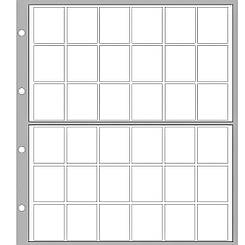 Лист для монет - 26 мм - SAFE Designo