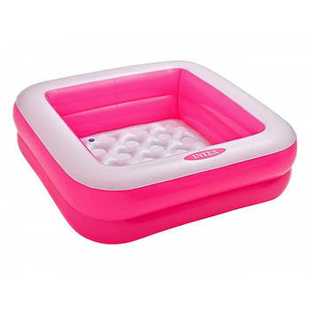 Дитячий надувний басейн 85Х85х23 см, рожевий