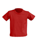Дитяча футболка, червона, меланж, 0-2 року
