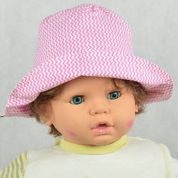 Панама дитяча (модель 04, рожевий зигзаг) Omali (Україна), 52-54