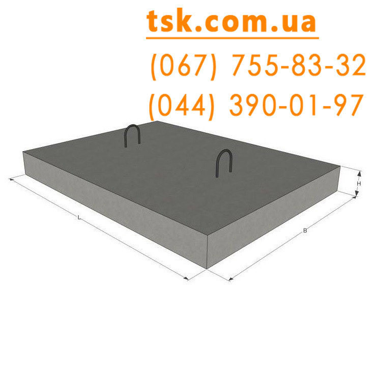 Плита покриття плоска ПТ 75.180.14-3