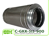 Шумоглушитель трубчатый для систем вентиляции C-GKK-315-900
