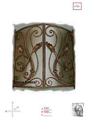 Камінна решітка з дрібною сіткою