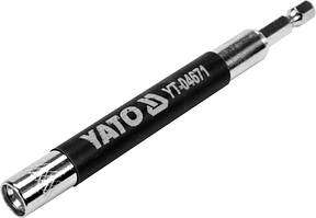 Магнітний тримач для викруткових насадок HEX 1/4" YATO 120 мм