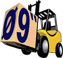 Шини на навантажувач обід 9"