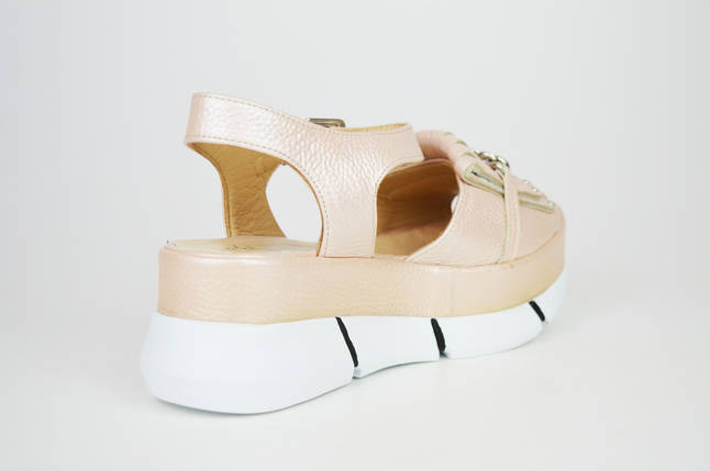 Босоніжки на платформі пудра Molly Bessa 292-42, фото 4