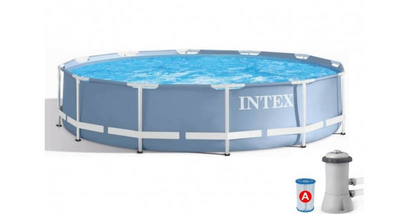 Басейн каркасний круглий Intex 26712 366 х 76 см, фото 1
