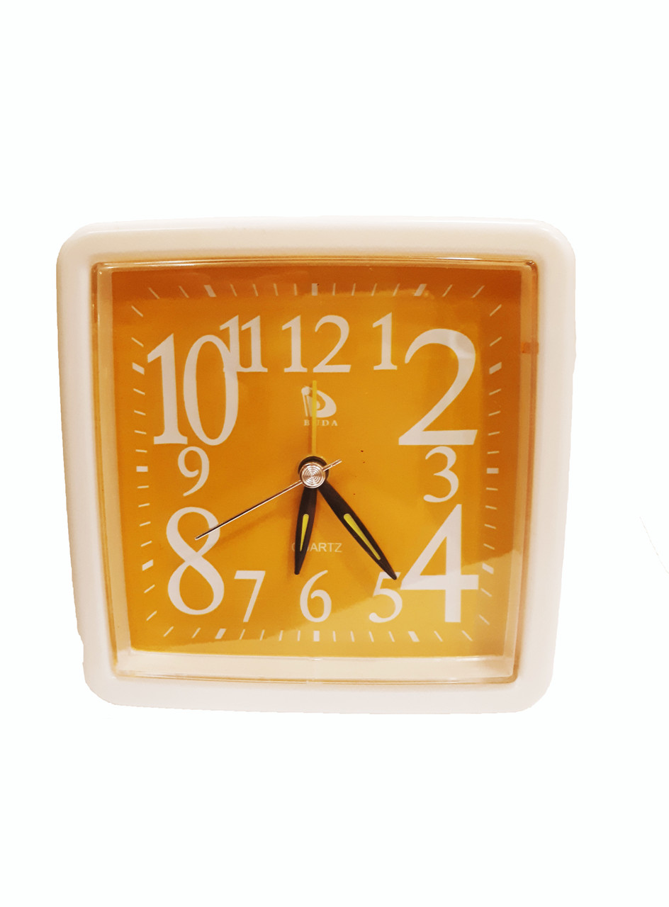 Будильник кварцовий Abeer 634 Жовтий, фото 1