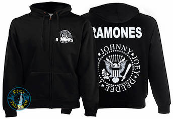 Толстовка на змійці RAMONES лого, фото 2