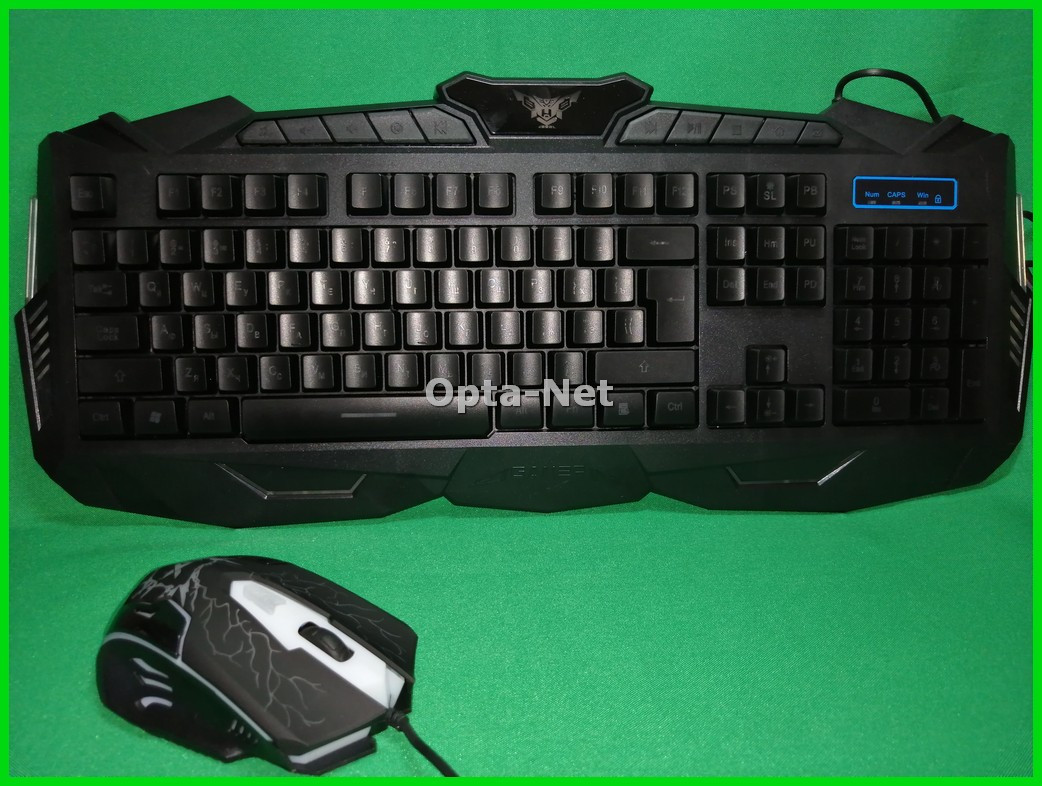 Комплект ігрова клавіатура і миша V100 (з підсвічуванням)