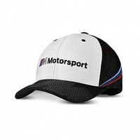 Бейсболка BMW Motorsport Collectors Cap, Unisex, White/Black, артикул 80162461127