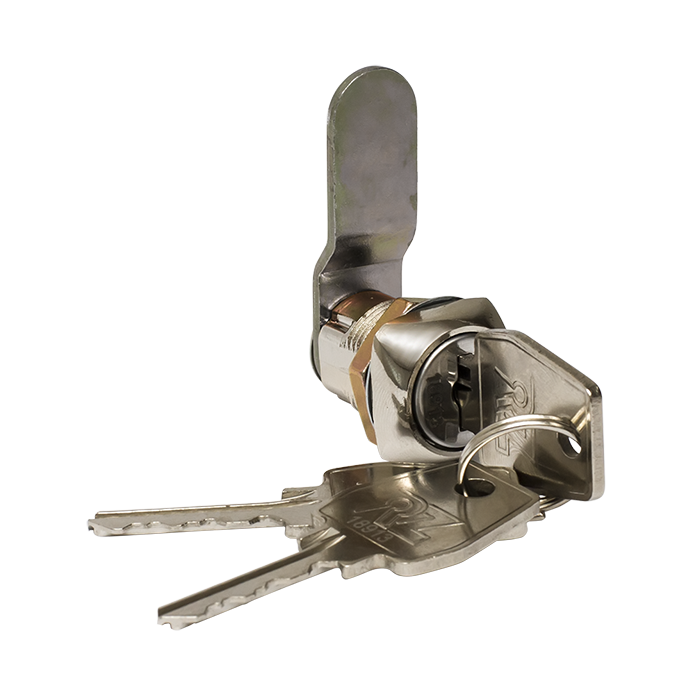 Замок для камери зберігання RZ L202.3-4.A, метал, секретність 2000, 3 ключа