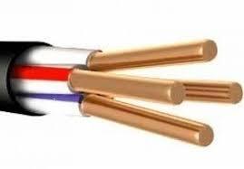 Кабель силовий ВВГ 4*6 мідний, 0,6 кВ, з ПВХ ізоляцією, однопроволковий, Одескабель