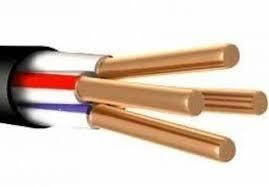 Кабель силовий ВВГ 4*6 мідний, 0,6 кВ, з ПВХ ізоляцією, однопроволковий, Одескабель, фото 1