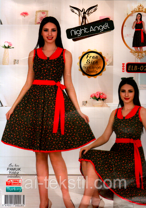 Молодіжна сукня вільного розміру Туреччина (46-50р) Night Angel 028