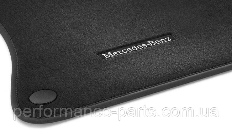 Килимки салону Mercedes E-class (W212) велюрові чорні (дорестайл та рестайл) A21268088019J74