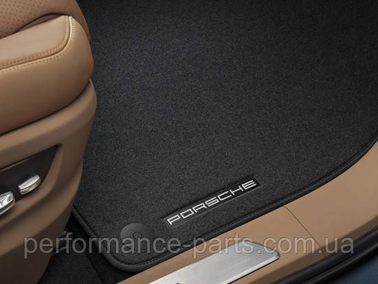 Коврики салону велюрові чорні для Porsche Cayenne NEW 2018 9Y1863011